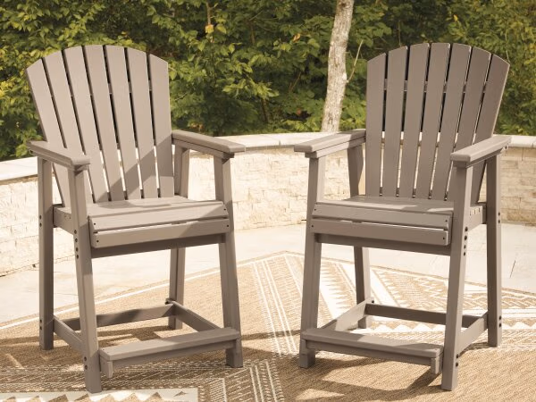 Seacliff Beach Outdoor Counter Height Bar Stool (Set of 2) - Image 3