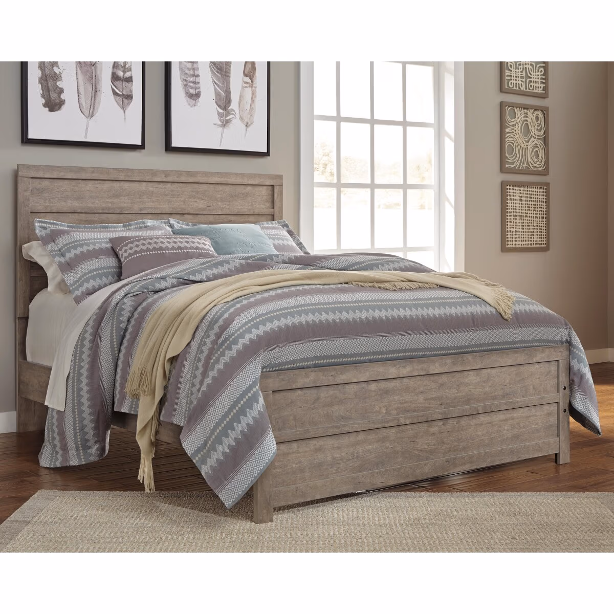 Culverbach Queen Panel Bed, Dresser, Mirror and Nightstand - Image 12