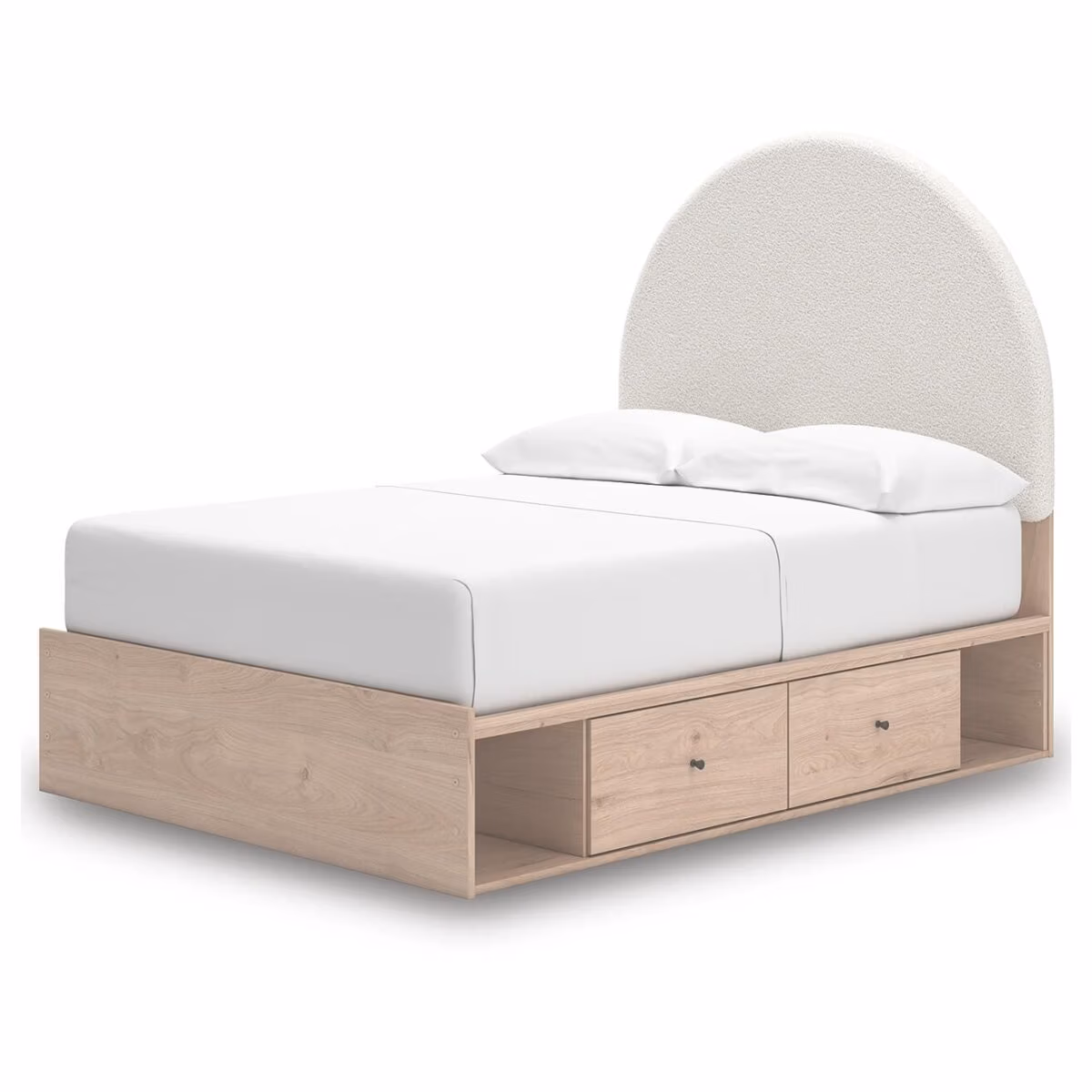 Arloster Full Upholstered Panel Bed with Storage - Image 4