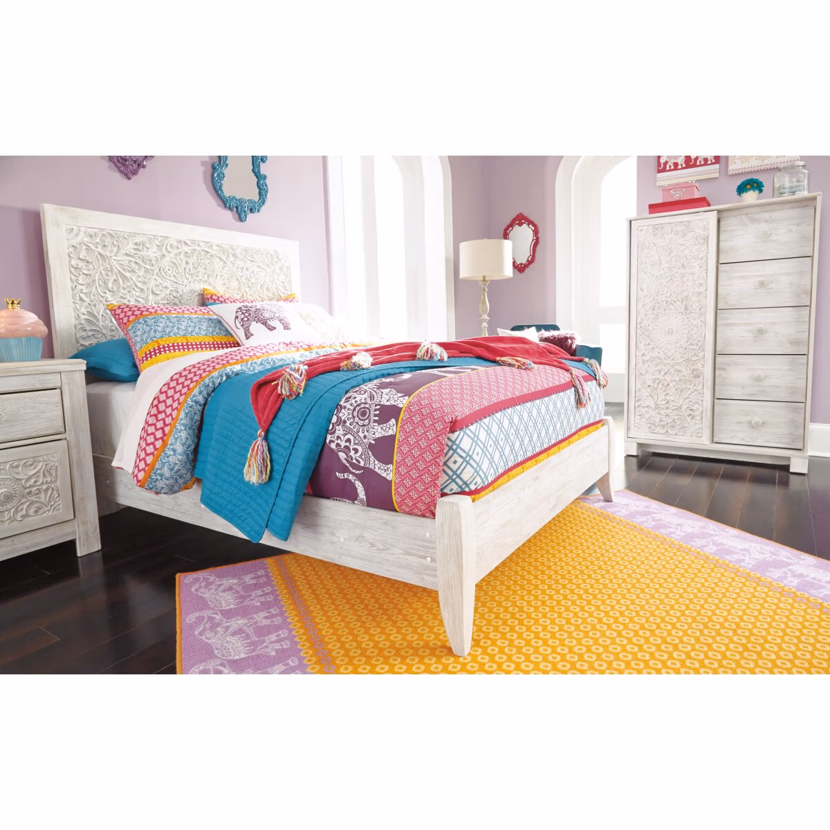 Paxberry Twin Panel Headboard - Image 4