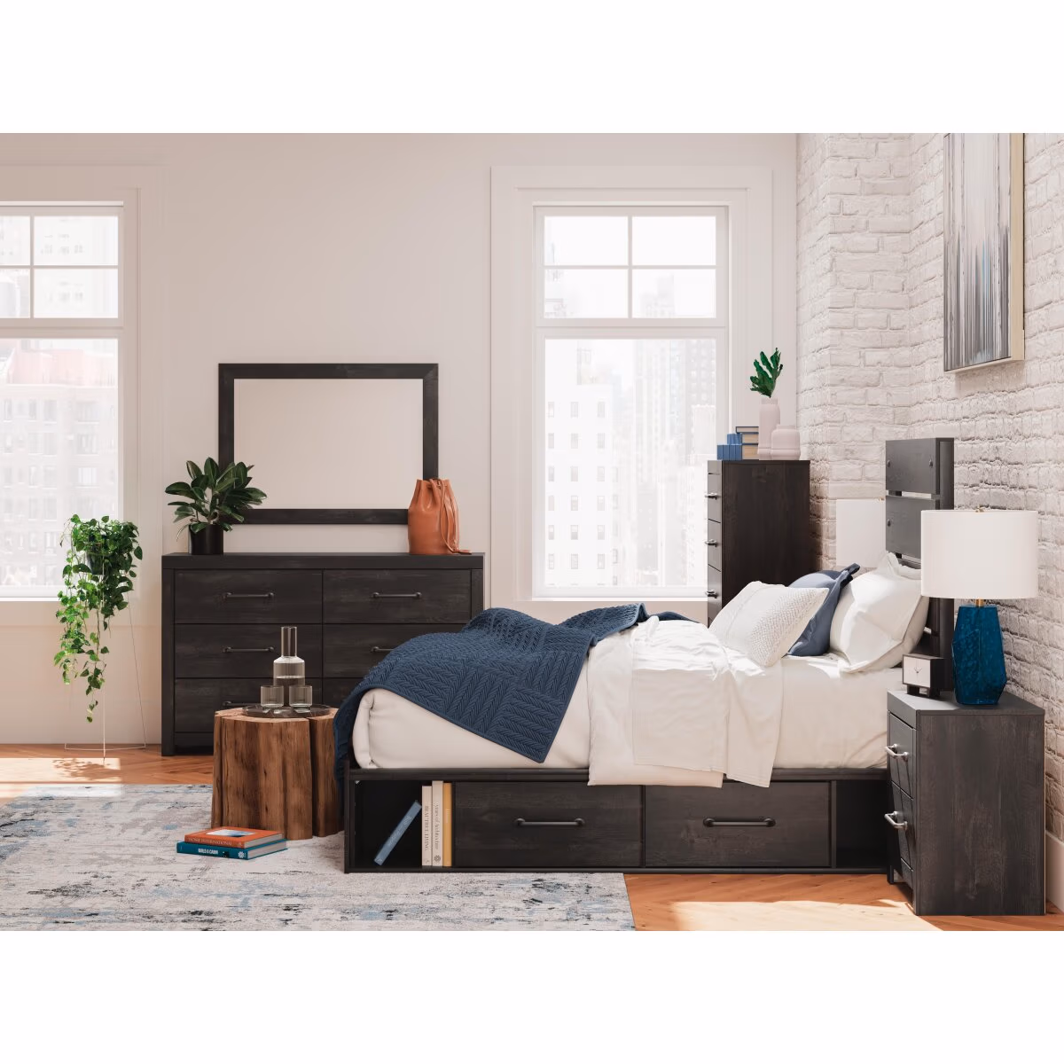 Hollivern Twin Panel Bed with Storage - Image 13