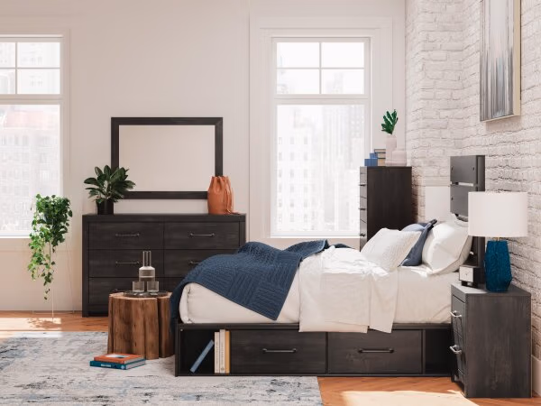 Hollivern Twin Panel Bed with Storage - Image 13