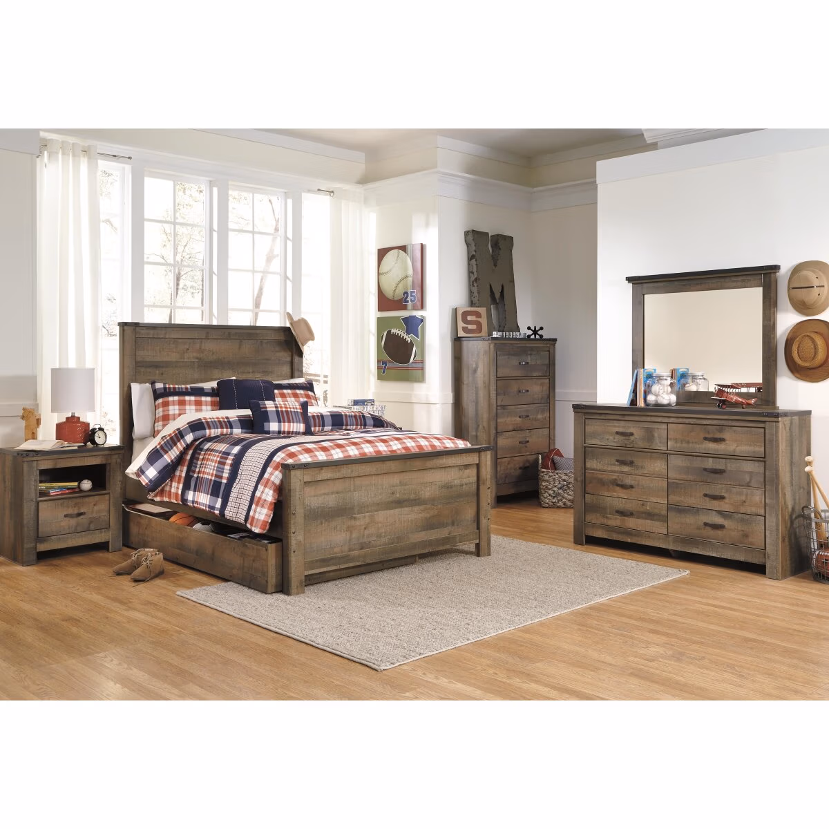 Trinell Full Panel Headboard - Image 8