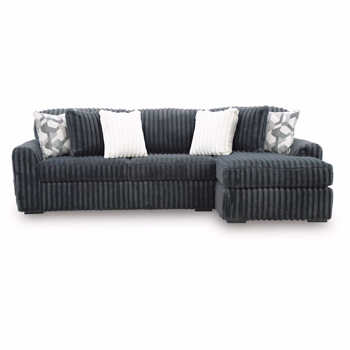 Midnight-Madness 2-Piece Sectional Sofa Chaise - Image 2
