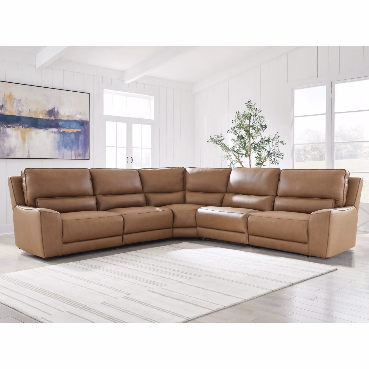 DeepWakes 5-Piece Power Reclining Sectional - Image 3