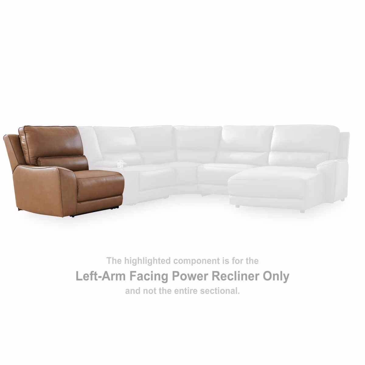 DeepWakes Left-Arm Facing Power Recliner - Image 3