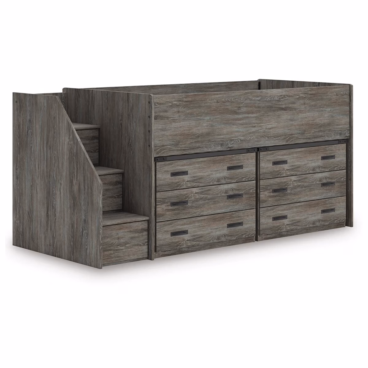 Frandern Twin Loft Bed with Drawer Storage - Image 4