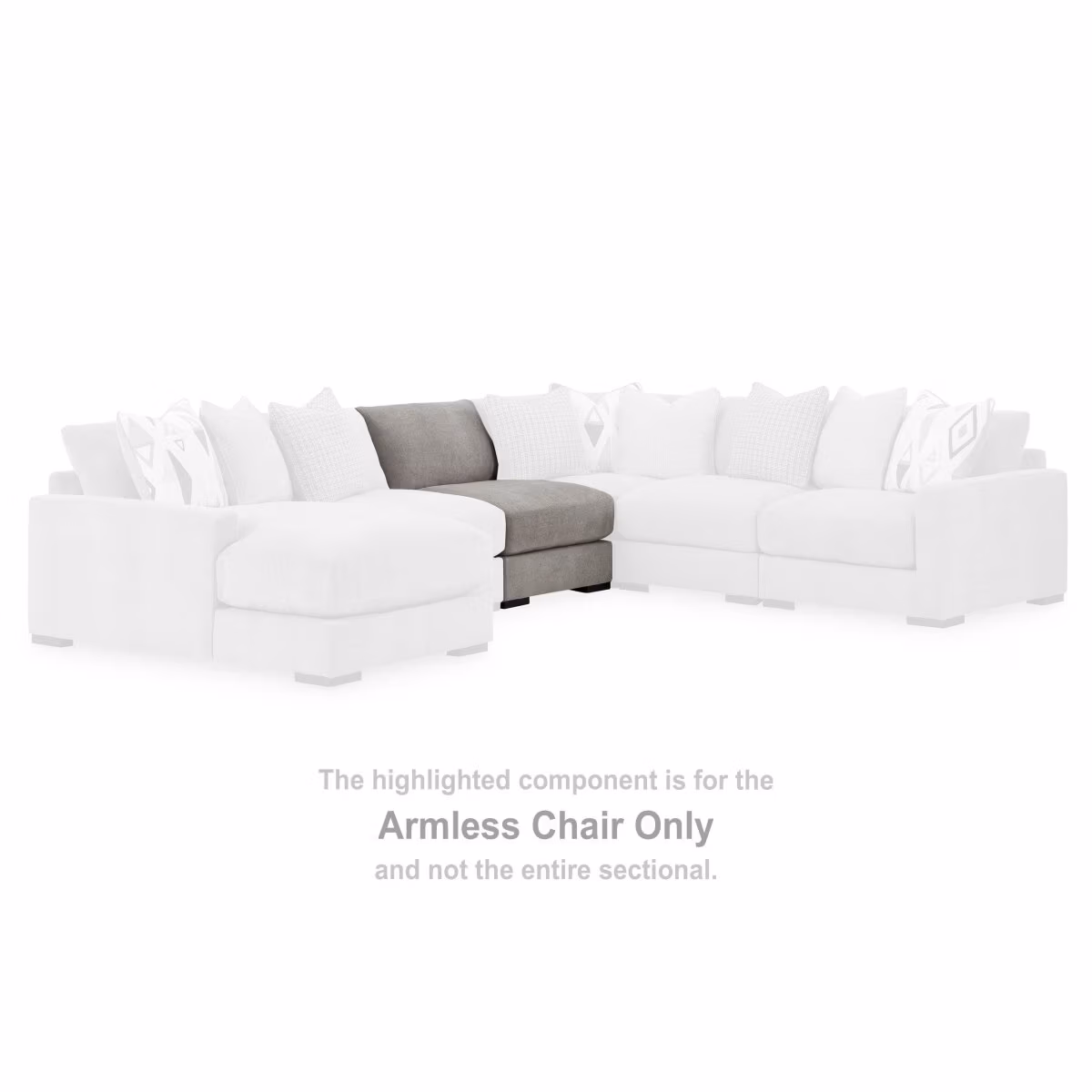 Aslan Court Armless Chair - Image 3