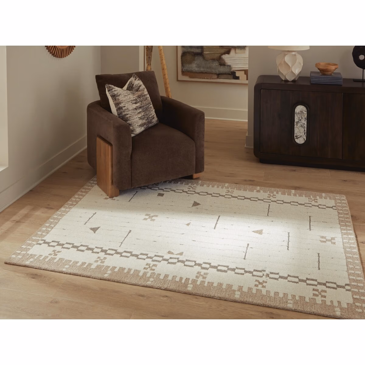 Dot 5' x 7' Area Rug - Image 3