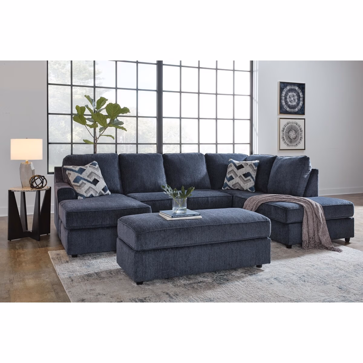 Albar Place 2-Piece Sectional and Ottoman - Image 3