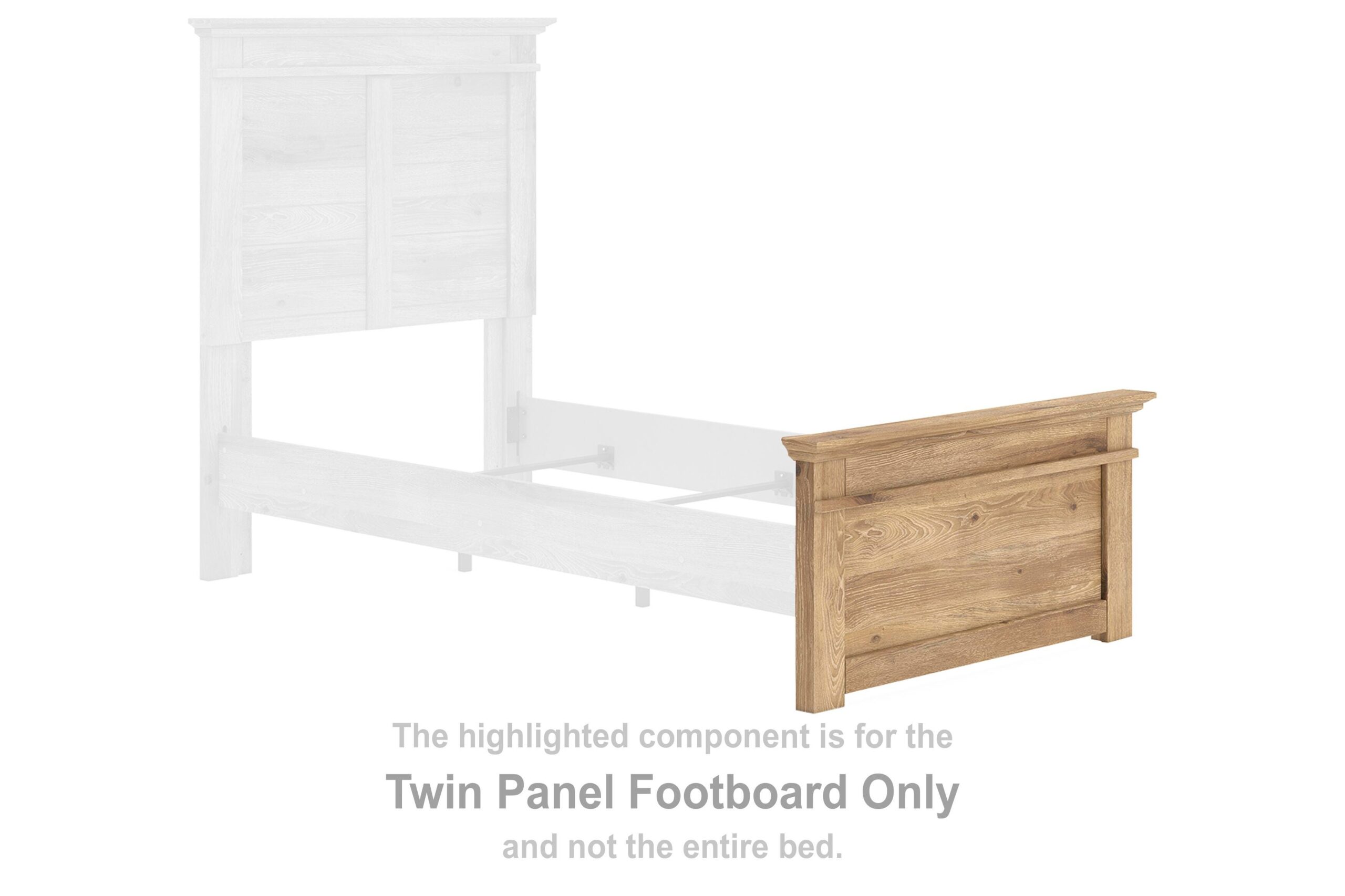 fc5b2107257a351d0549027ccab99a14 Makidern Twin Panel Footboard - Image 1