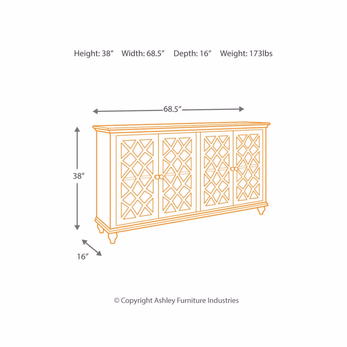 Mirimyn Accent Cabinet - Image 5