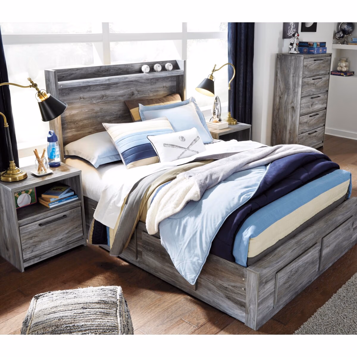 Baystorm Full Panel Bed with 6 Storage Drawers - Image 8