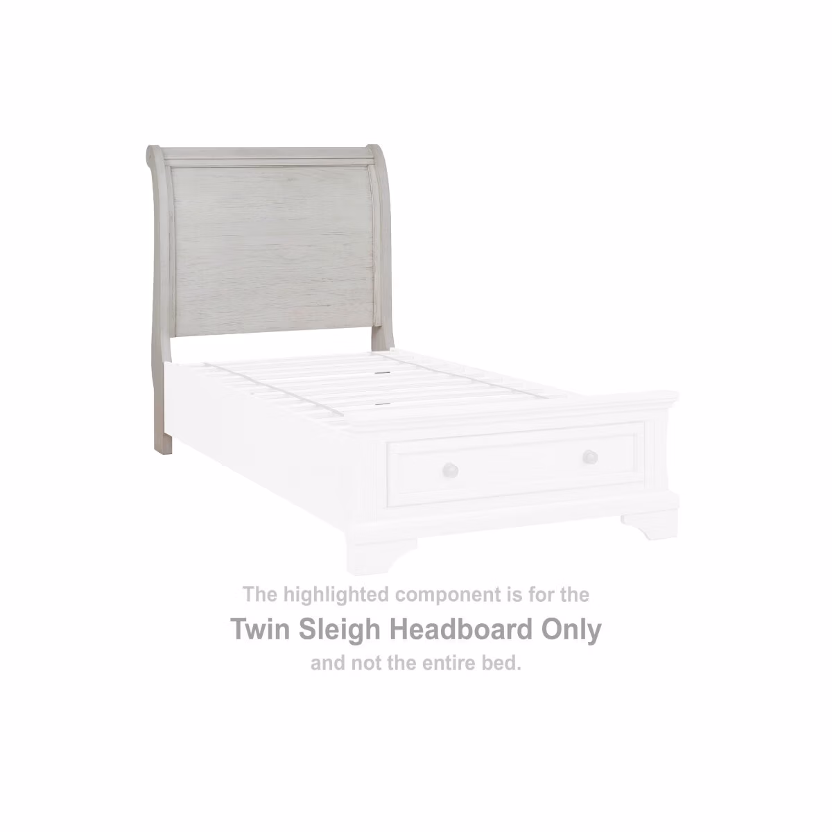 Robbinsdale Twin Sleigh Headboard - Image 3