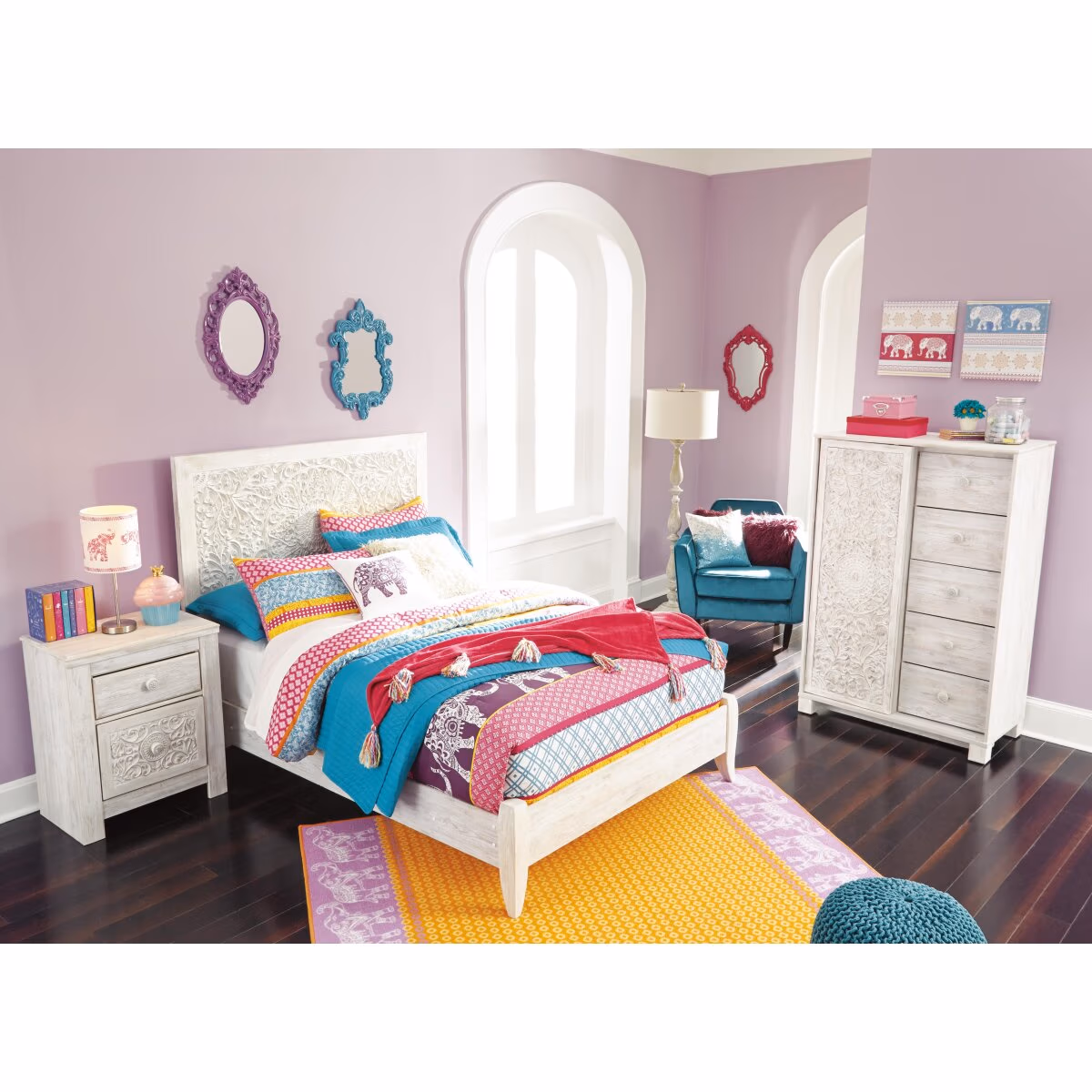Paxberry Twin Panel Headboard - Image 5