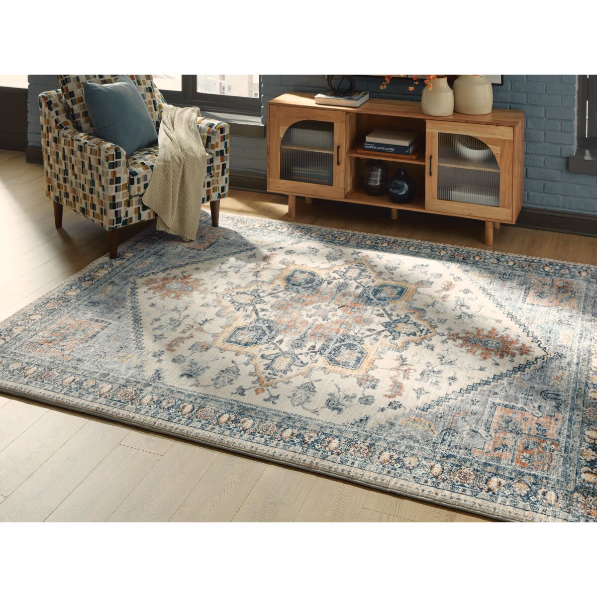 Wallney 7'6" X 9'6" Memory Foam Area Rug - Image 3