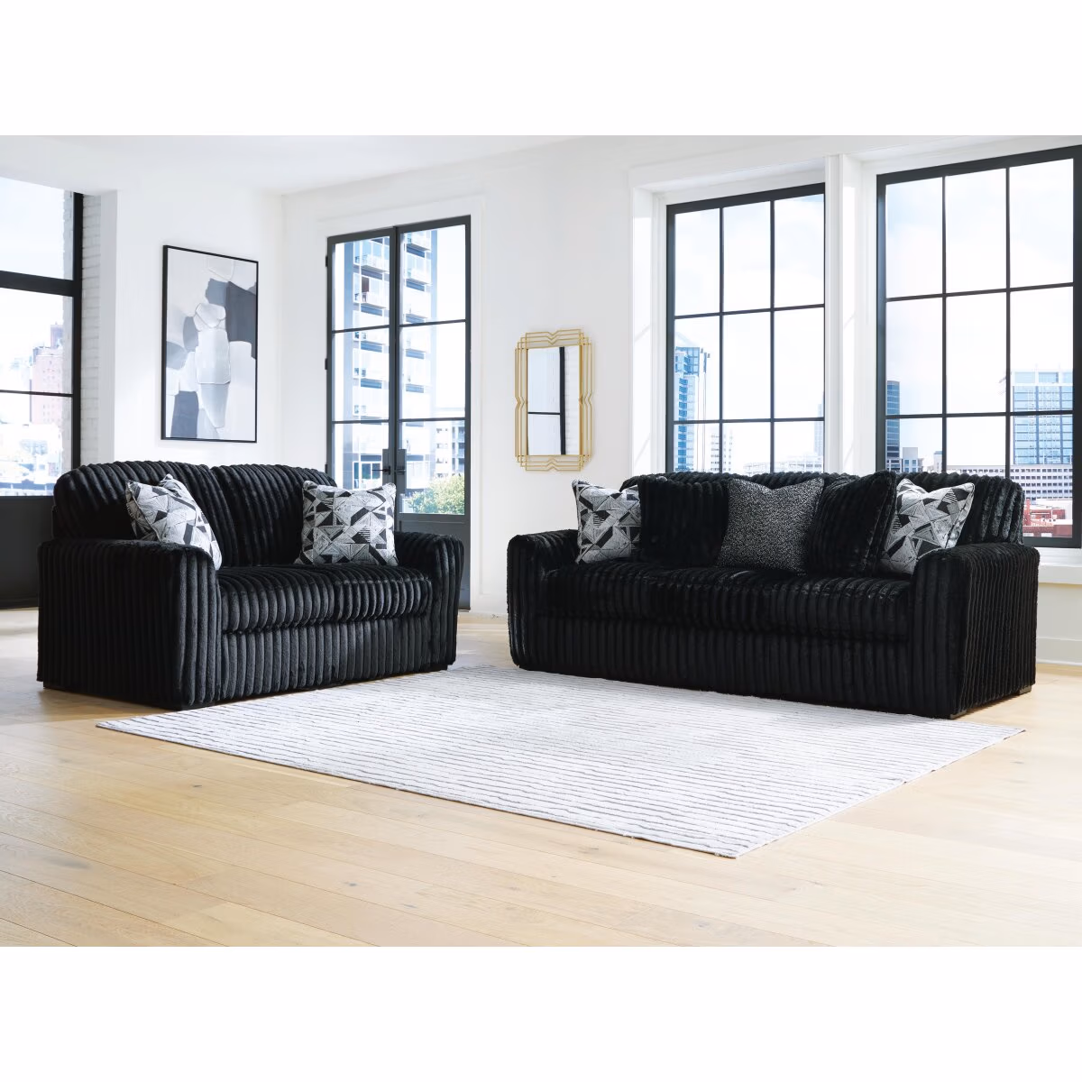 Midnight-Madness Sofa and Loveseat - Image 3