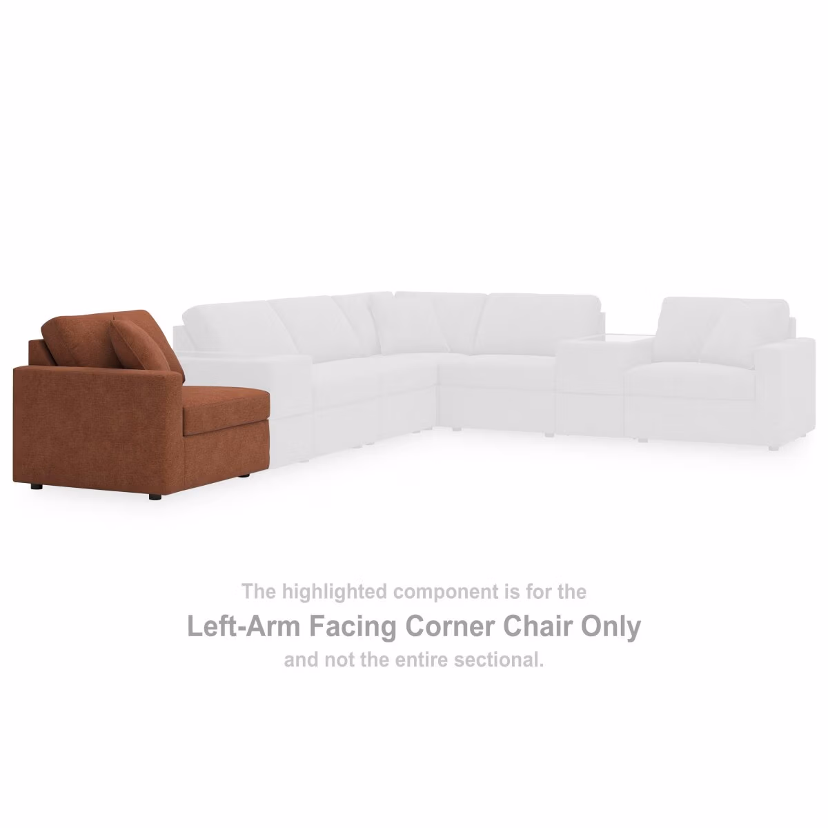 Modmax Left-Arm Facing Corner Chair - Image 3