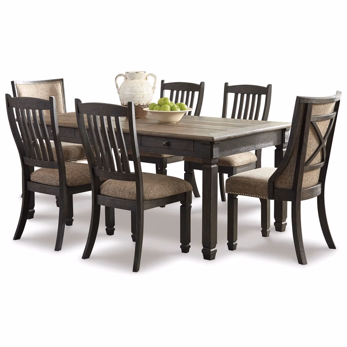 Tyler Creek Dining Table with 6 Chairs - Image 3