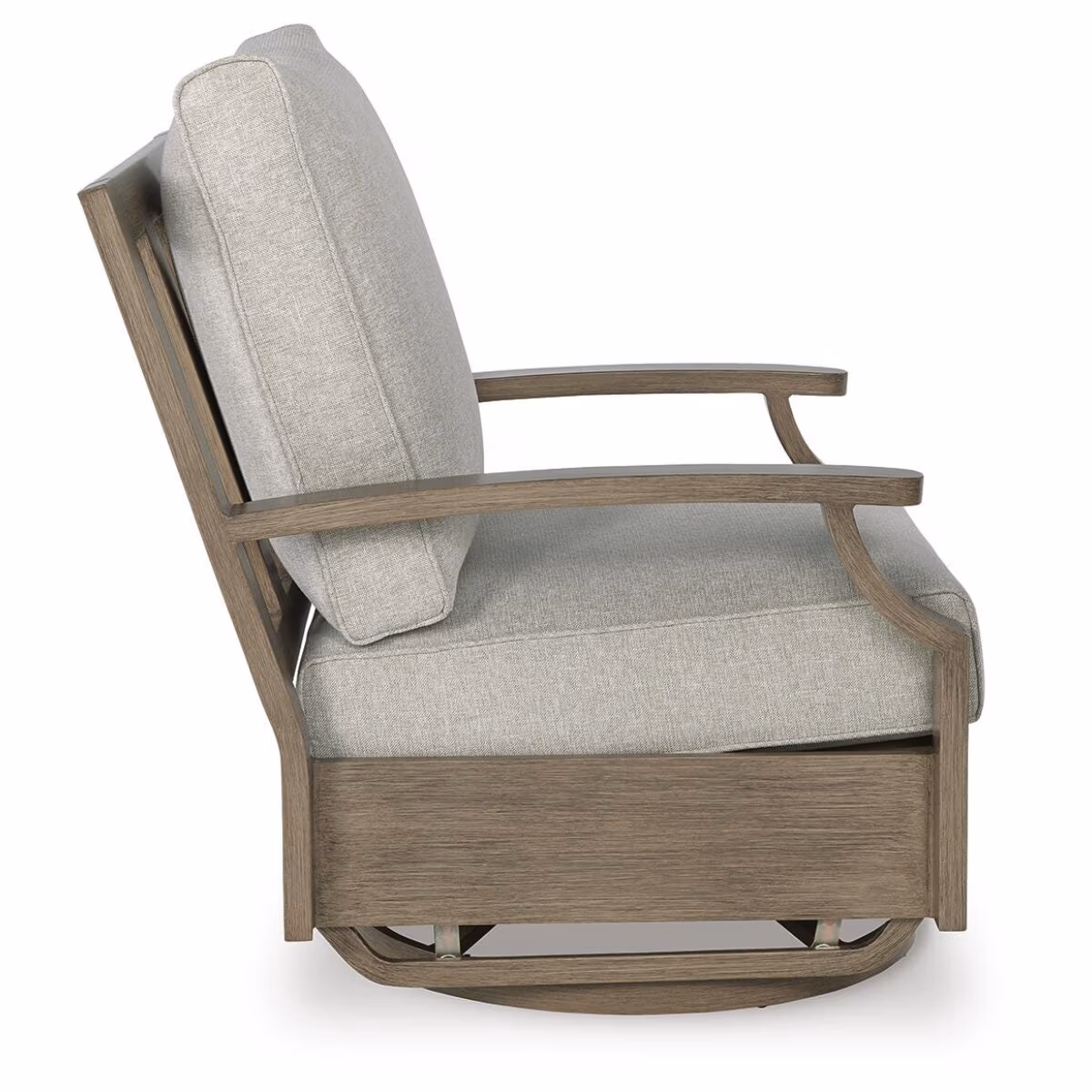 Rainier Ranch Outdoor Swivel Glider Chair with Cushion - Image 6