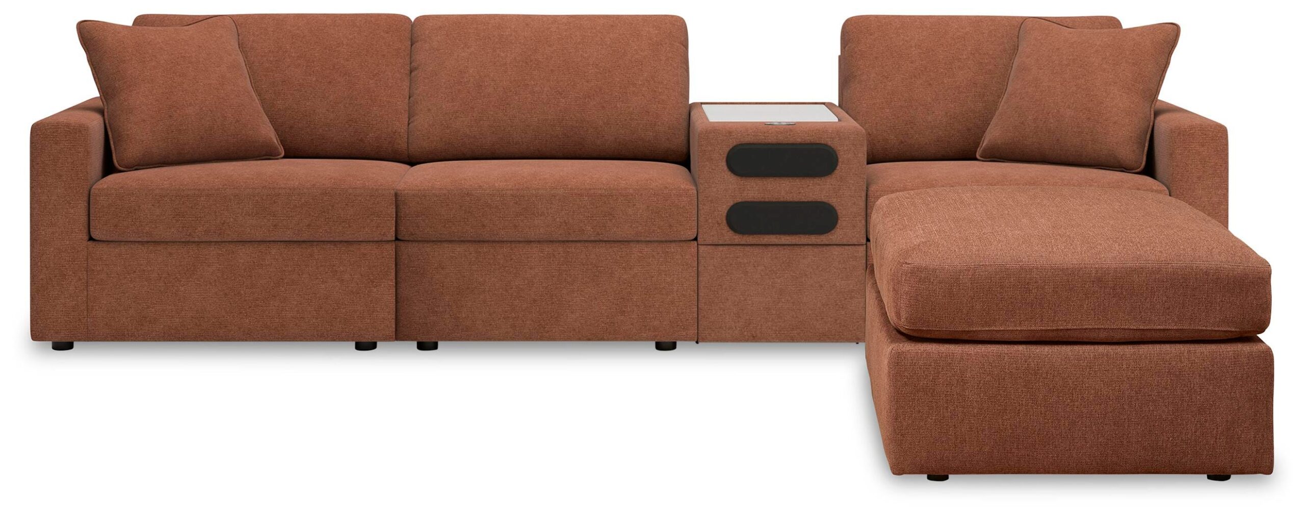 218b2f864d5073c7f27d5314ffb70473 Modmax 4-Piece Sectional and Ottoman - Image 1