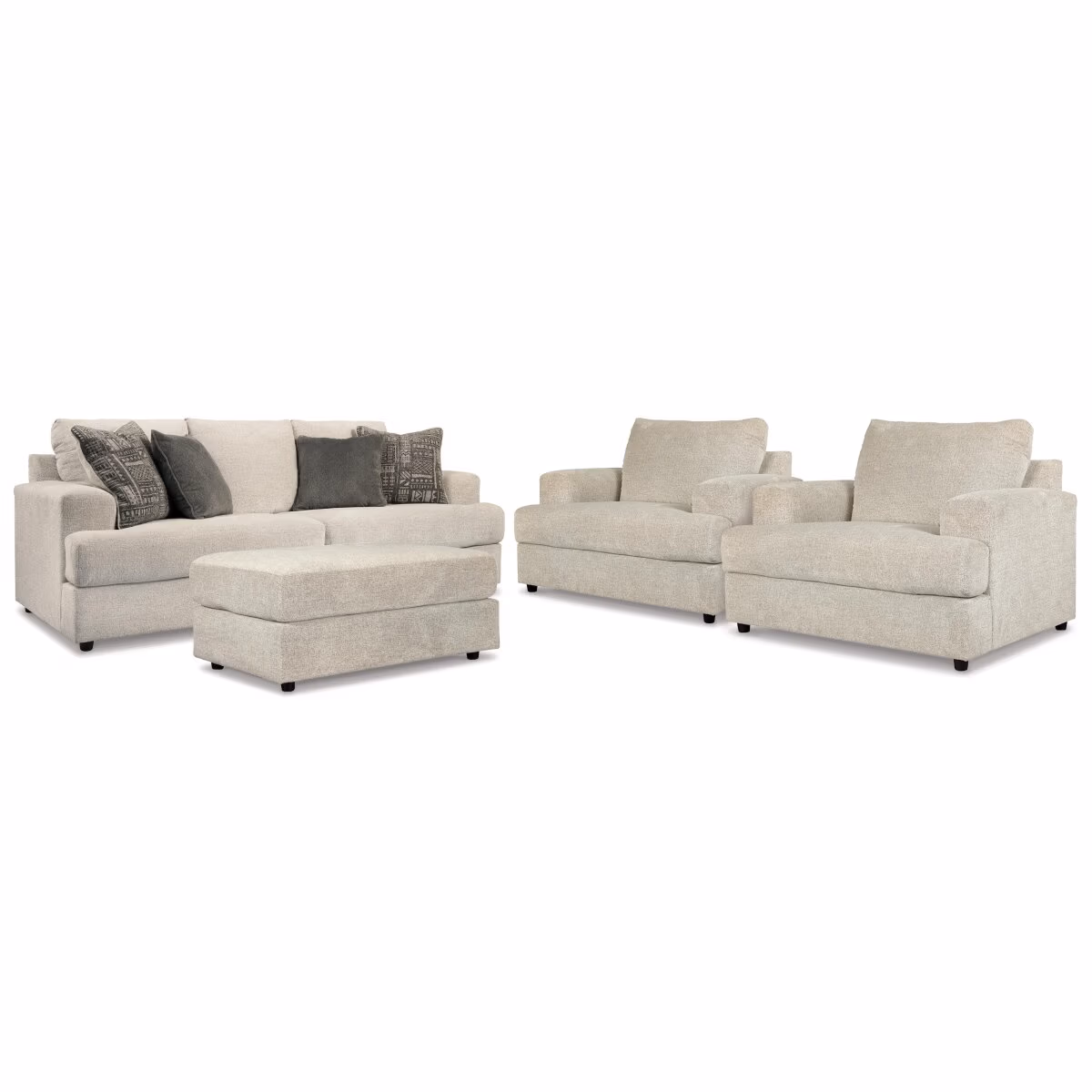 Soletren Sofa, 2 Chairs, and Ottoman - Image 2