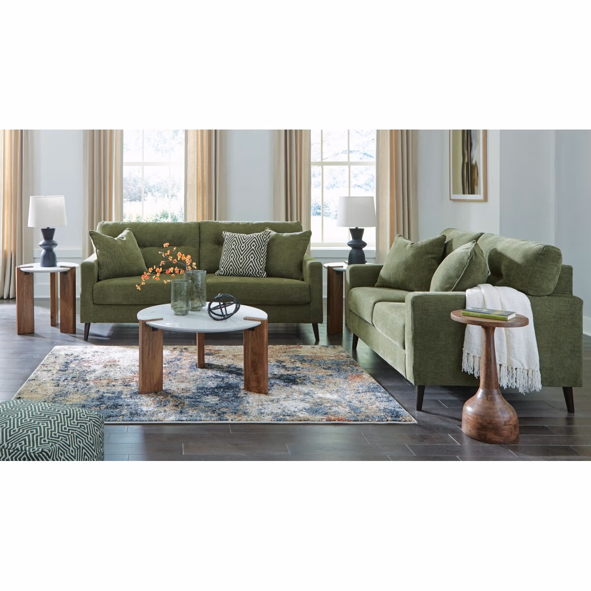 Bixler Sofa and Loveseat - Image 2