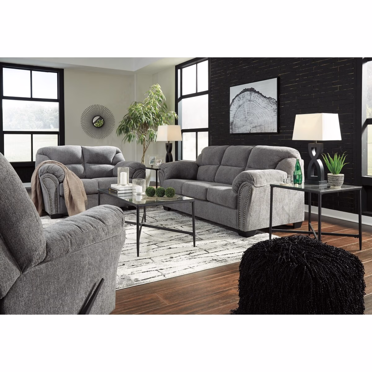 Allmaxx Sofa, Loveseat and Recliner - Image 5