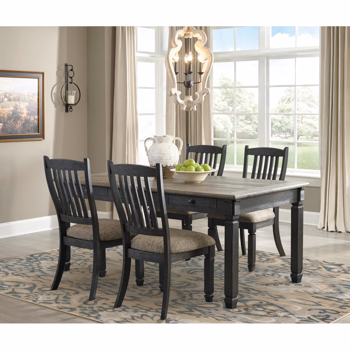Tyler Creek Dining Table and 4 Chairs - Image 2