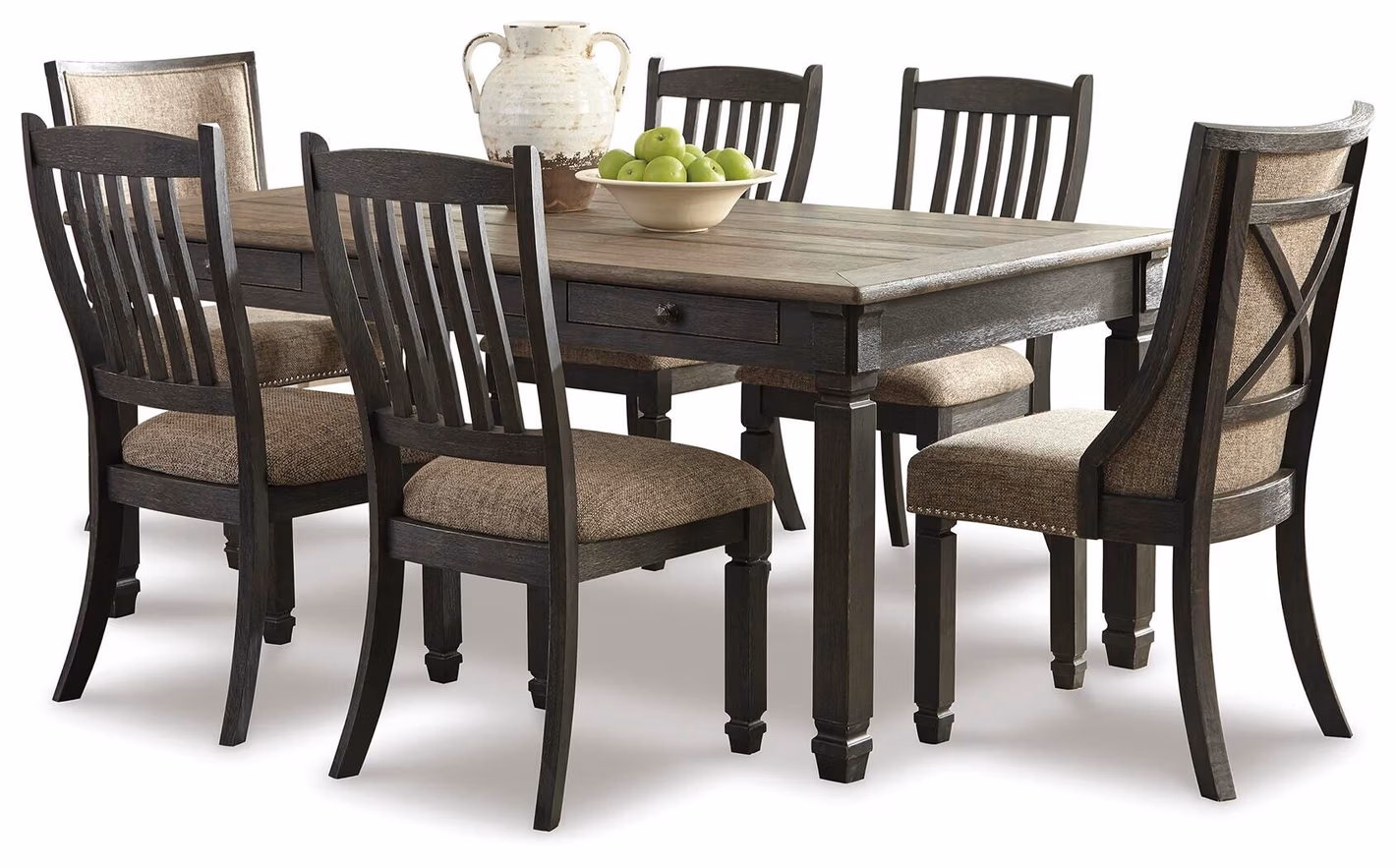 5b28df078145361c32e33589d3866080 Tyler Creek Dining Table with 6 Chairs - Image 1