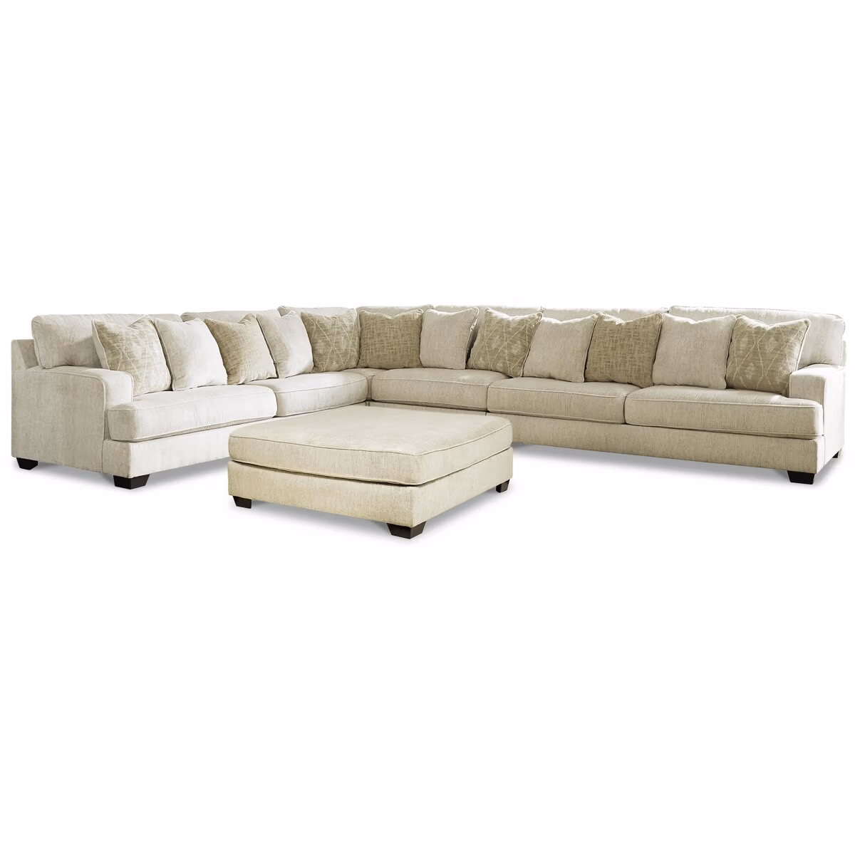 Rawcliffe 4-Piece Sectional with Ottoman - Image 2