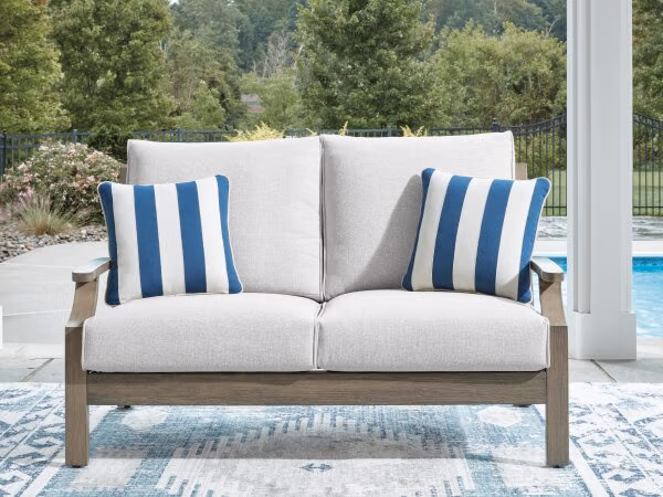 Rainier Ranch Outdoor Loveseat with Cushion - Image 3