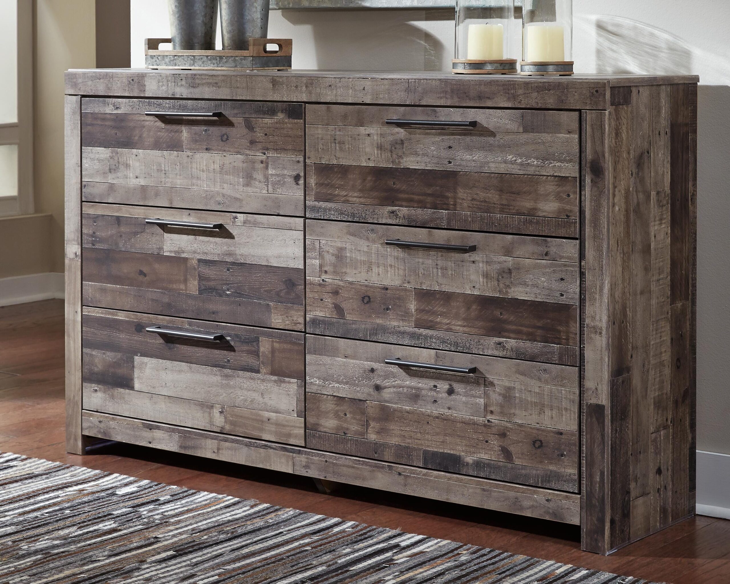 Derekson Queen Panel Storage Bed, Dresser and 2 Nightstand - Image 7