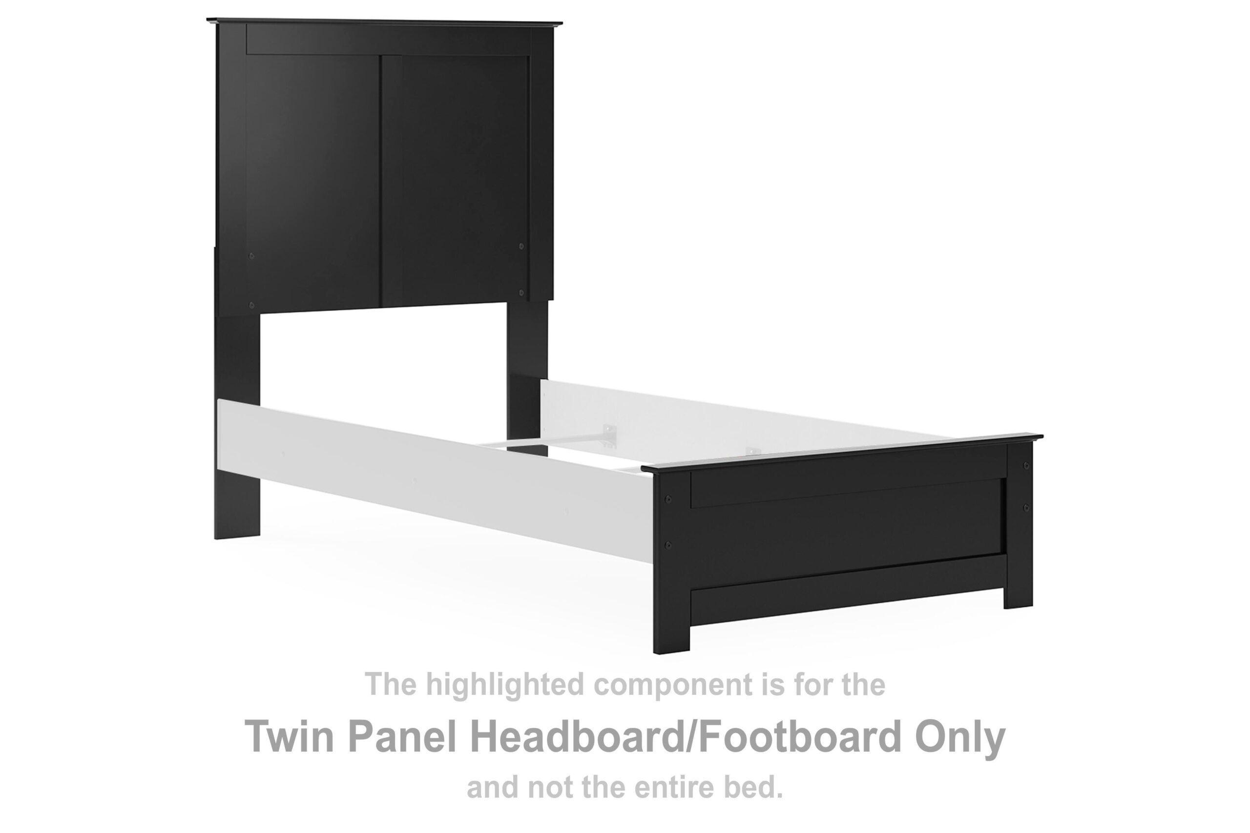 6b8395fda2ca1e3ca19efb612dd0f882 Maribel Twin Panel Headboard/Footboard - Image 1