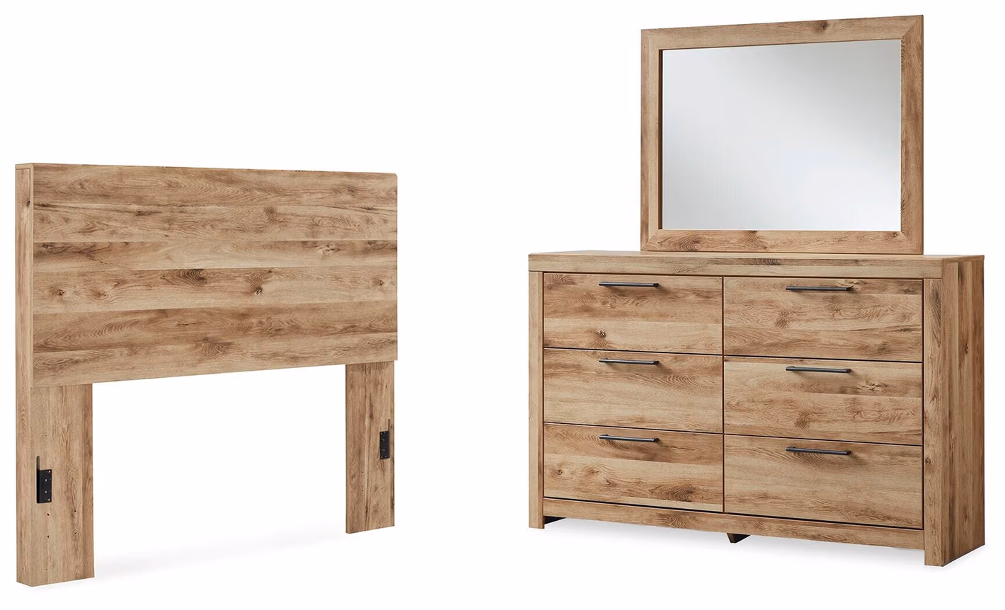 71106189eb15d89583a637dd7152910b Hyanna Full Panel Headboard, Dresser and Mirror - Image 1