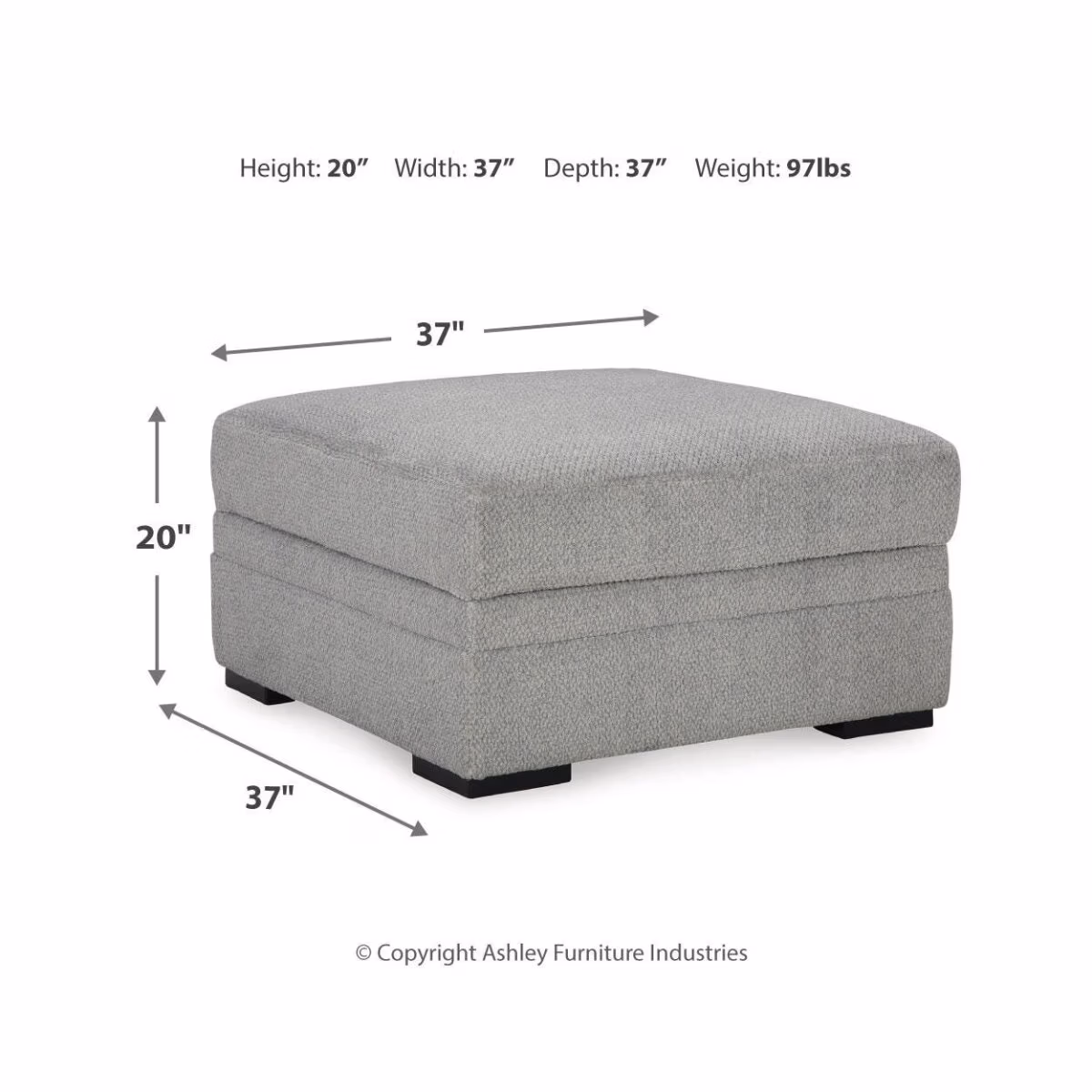Casselbury Oversized Swivel Chair and Ottoman - Image 10