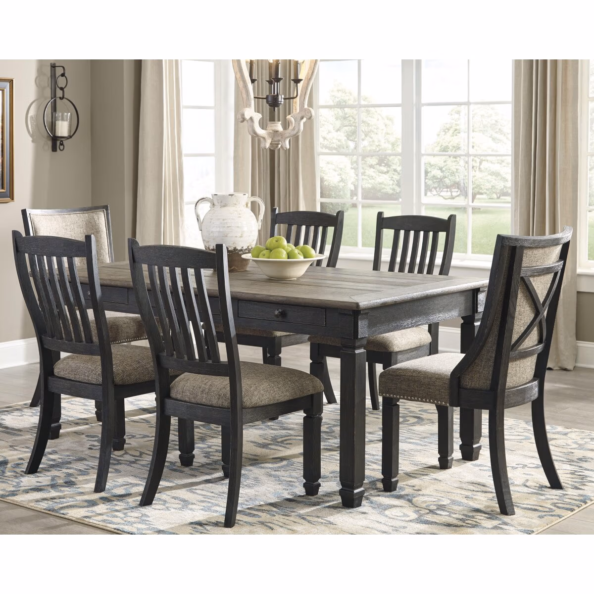 Tyler Creek Dining Table with 6 Chairs - Image 2
