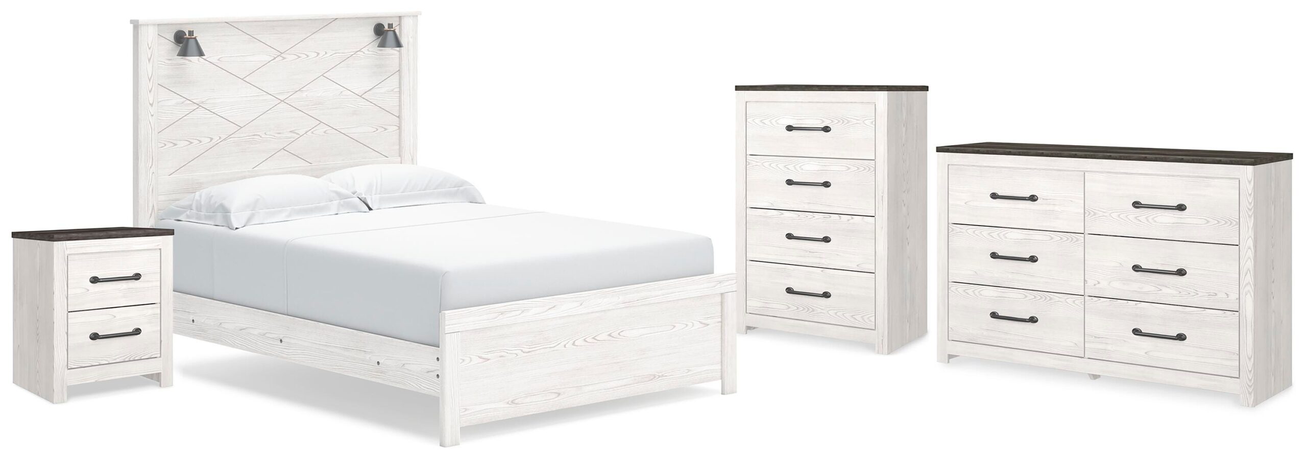 99dc06509309b0ddec1ee30e78b069e2 Gerridan Queen Panel Bed, Dresser, Chest and Nightstand - Image 1