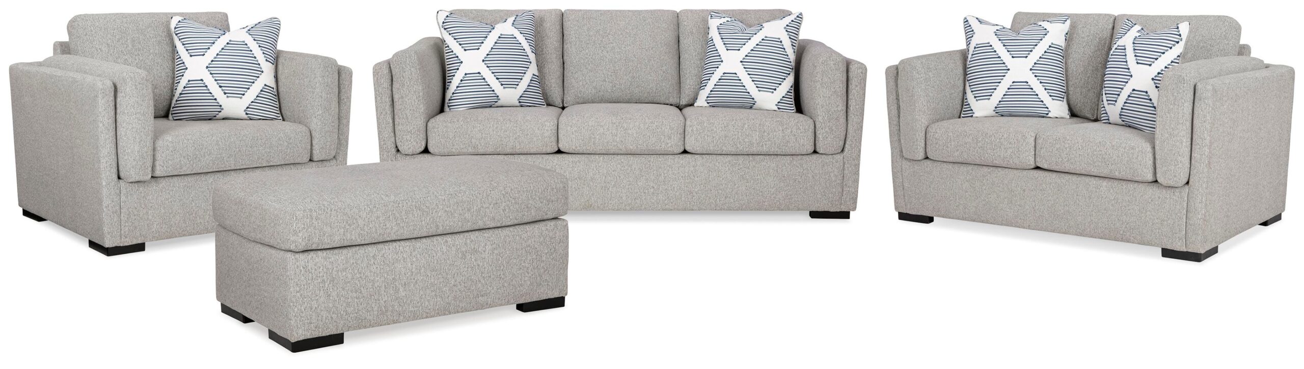 a52092e8faf23603528dd46ee9c95cb1 Evansley Sofa, Loveseat, Oversized Chair and Ottoman - Image 1