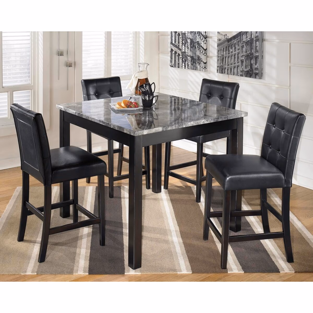 Maysville Counter Height Dining Table and Bar Stools (Set of 5) - Image 3