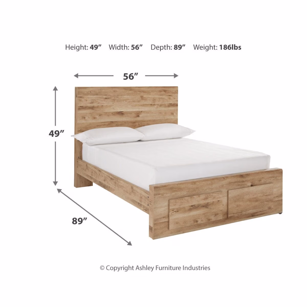 Hyanna Full Panel Storage Bed, Dresser and Mirror - Image 8
