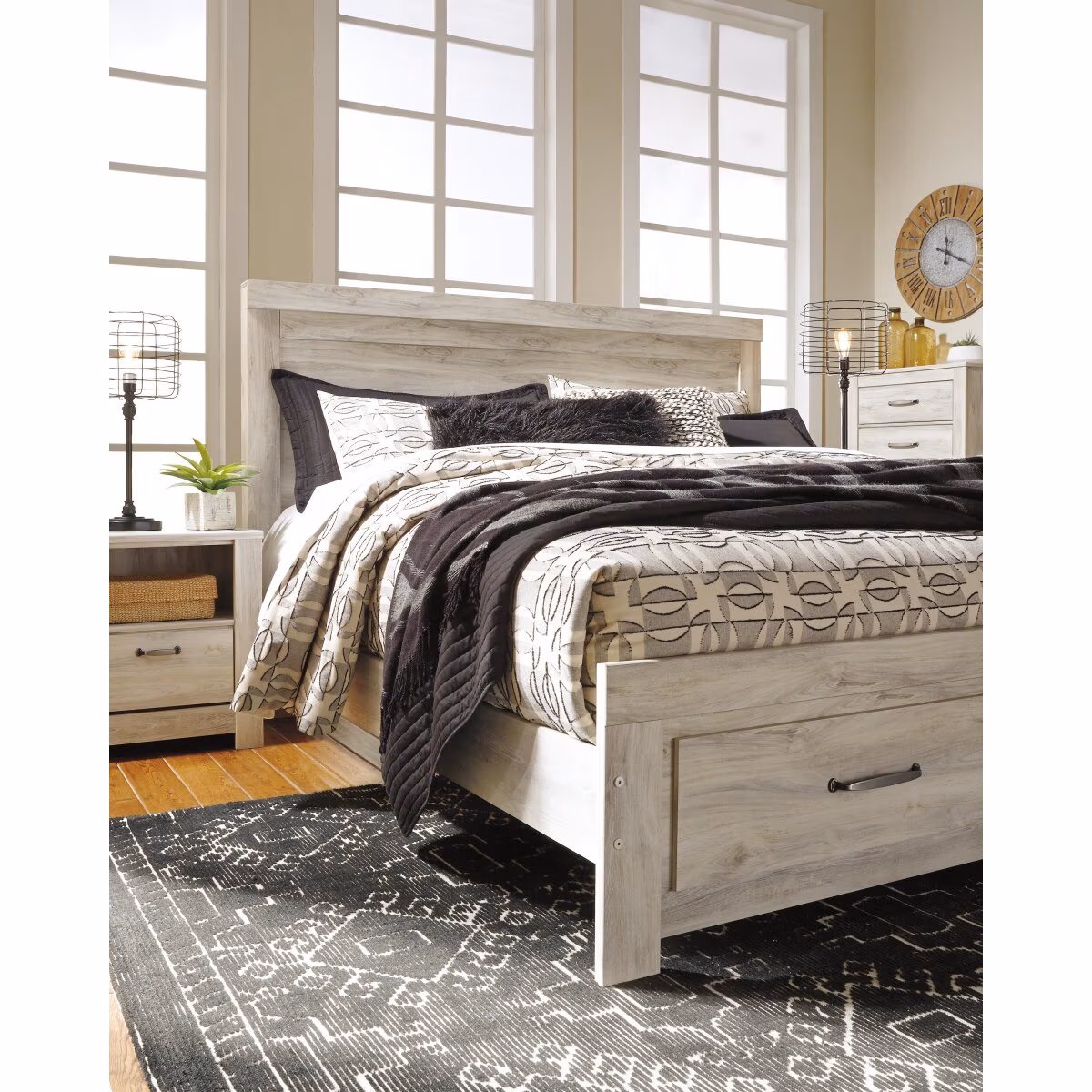 Bellaby King Platform Bed with 2 Storage Drawers - Image 9
